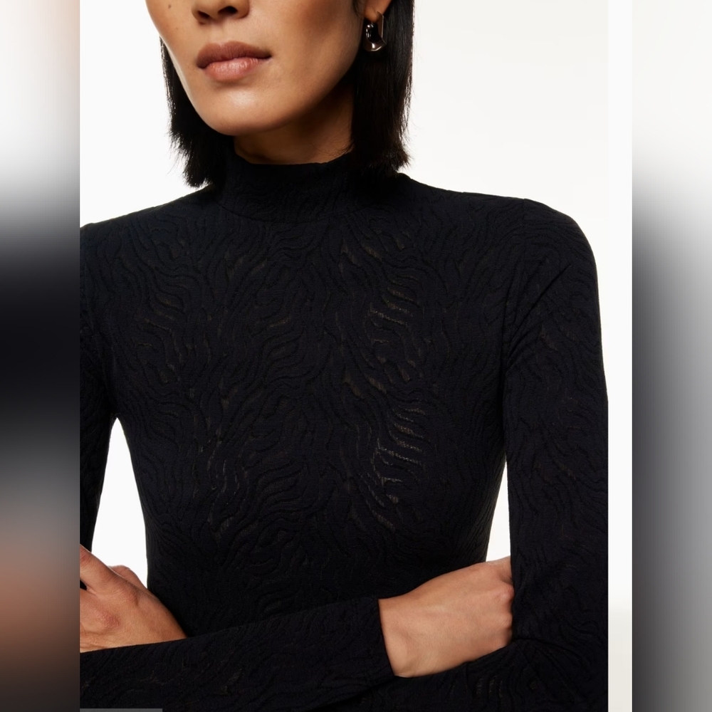 Babaton shapelace mockneck longsleeve - Picture 4 of 14